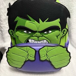 Loungefly Marvel The Incredible Hulk Cosplay Mini Backpack NWT